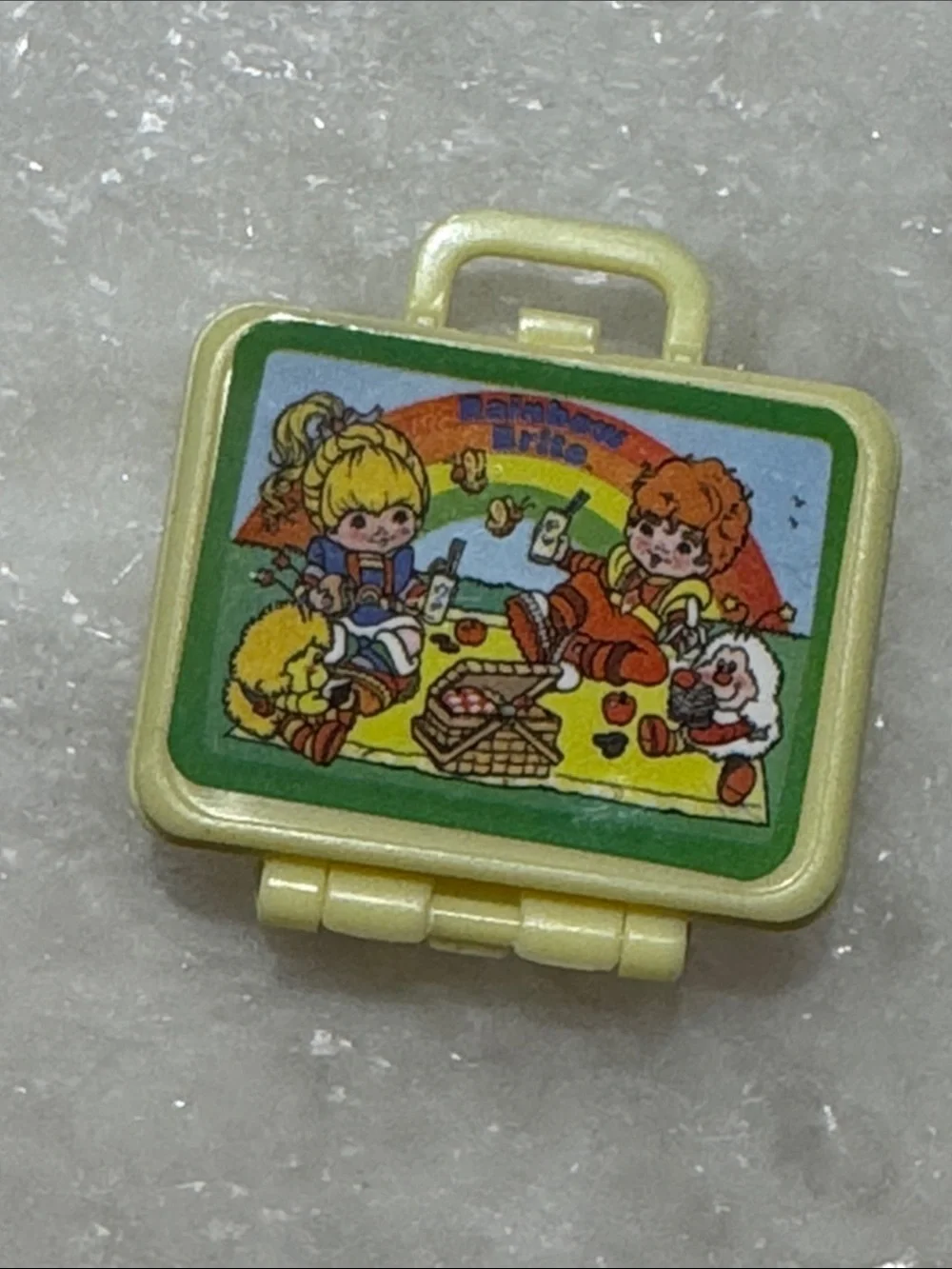 NEW Rainbow Brite Vintage Style miniature Toy lunchbox and accessories love tiny